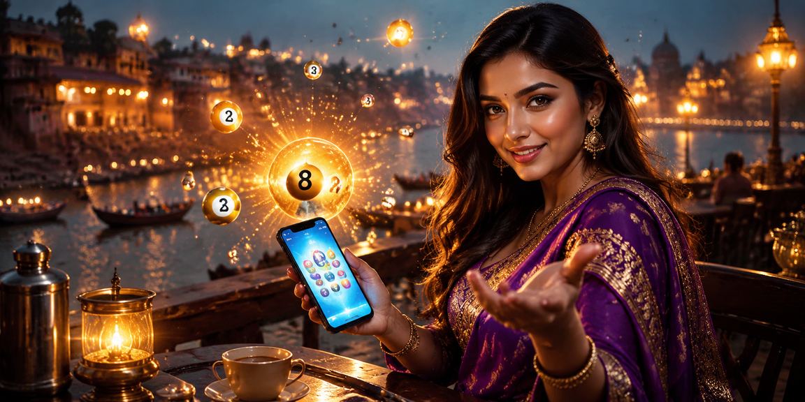 Live casino game with players watching during festival at Varanasi Ghat